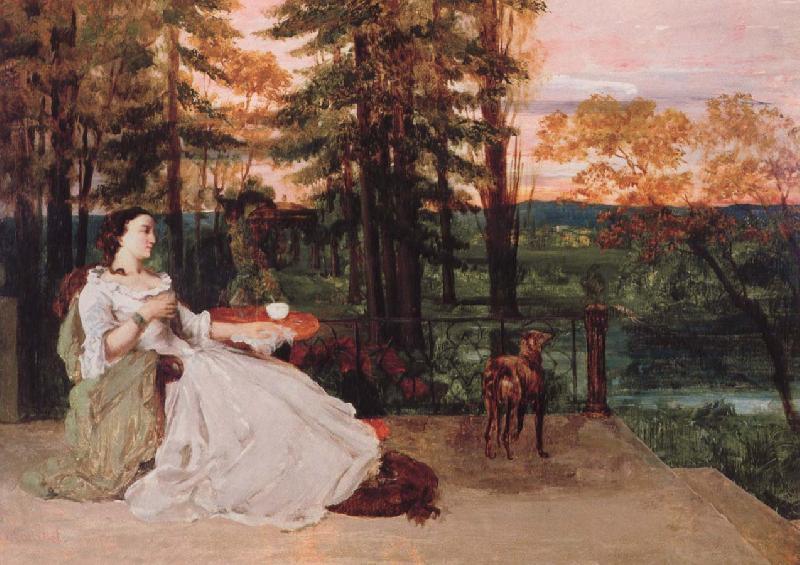 Gustave Courbet Woman of Frankfurt
